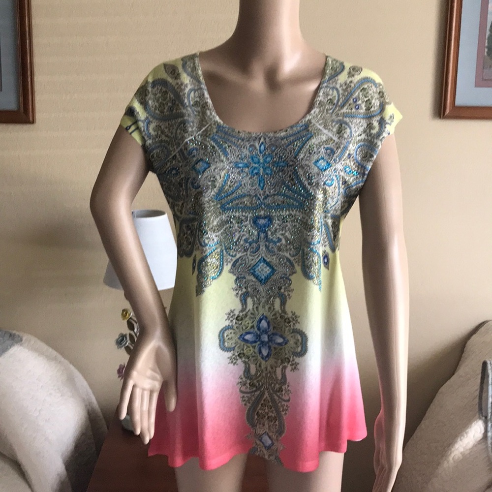 Lovely Reba top. Gorgeous colors